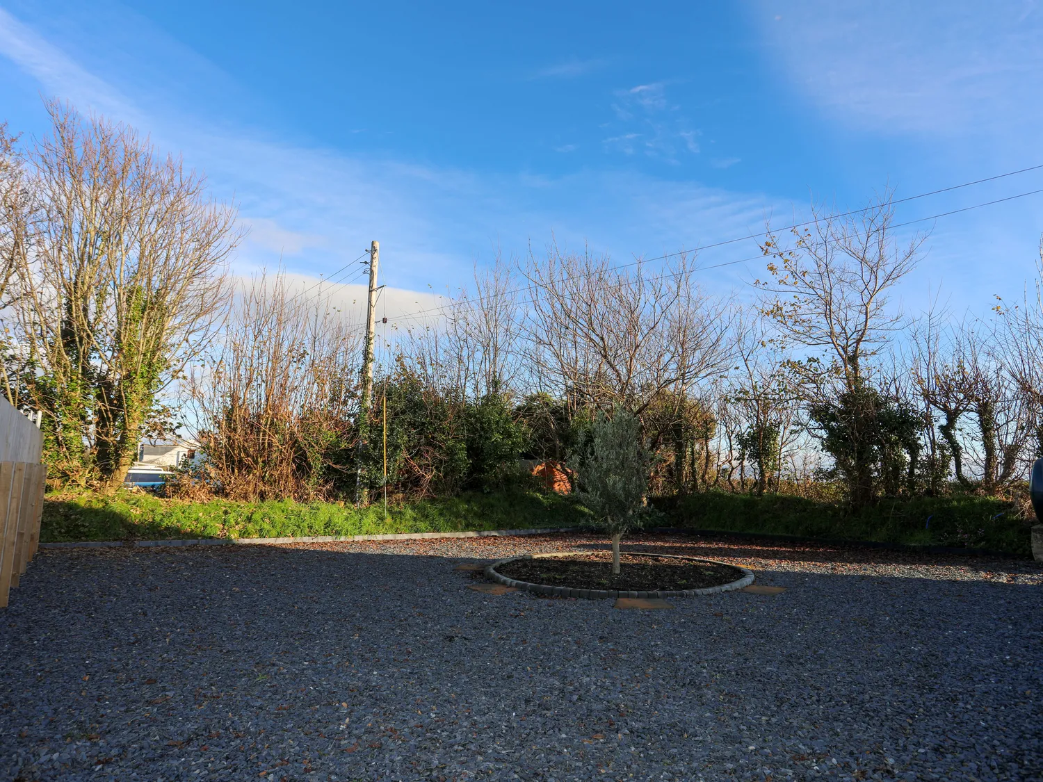 Outdoor area at Tyn Fridd near Criccieth